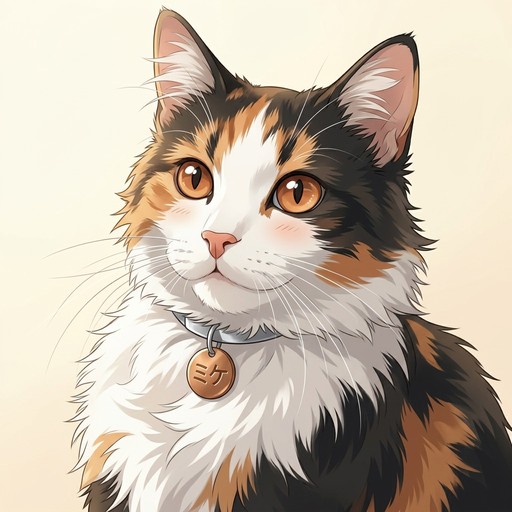 マイペースな三毛猫ミケ